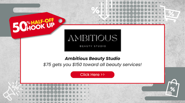 Promo HalfOffHookUp AmbitiousBeauty Studio copy